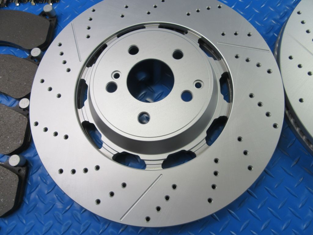 Mercedes S63 S65 Amg front rear brake pads & rotors TopEuro #7301