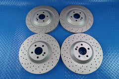 Mercedes S550 S600 Maybach front & rear brake disc rotors #11983
