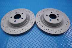 Mercedes Benz C63 Amg rear brake disk rotors TopEuro #13012