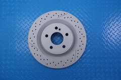 Mercedes Benz C63 Amg rear brake disk rotor x1pc TopEuro #13013