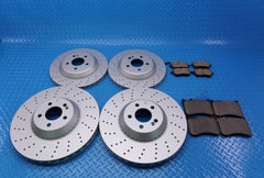 Mercedes S class S550 S550e S560 S450 front rear brake pads & rotors TopEuro #12484