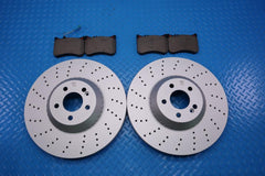 Mercedes S class S550 front brake pads & rotors TopEuro #12478
