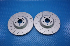 Mercedes S class S550 S560 S450 front brake rotors TopEuro #12479