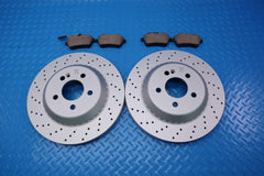 Mercedes S class S550 S550e S560 S450 rear brake pads & rotors TopEuro #12486