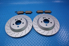 Mercedes S class S550 S550e S560 S450 rear brake pads & rotors TopEuro #12486