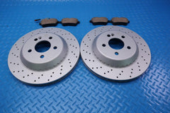 Mercedes S class S550 S560 S450 rear brake pads & rotors TopEuro #12503
