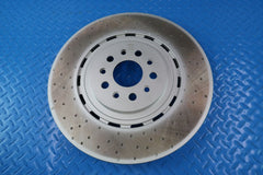 Maserati Ghibli Trofeo 3.8 front & rear brake rotors dimpled TopEuro #12210