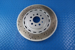 Maserati Ghibli Trofeo 3.8 front brake pads & dimpled rotors TopEuro #12209