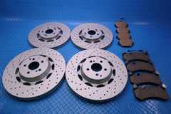 Mercedes E63 AMG S front rear brake pads & rotors TopEuro #12476