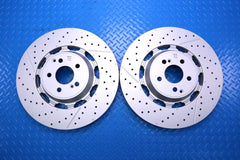 Mercedes E63 AMG S front brake disc rotors 2pcs TopEuro #12522
