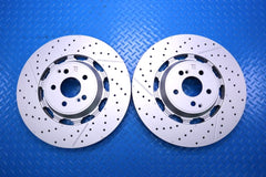 Mercedes E63 AMG S front brake disc rotors 2pcs TopEuro #12522
