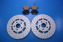 Mercedes E63 AMG S rear brake pads & rotors TopEuro #12524