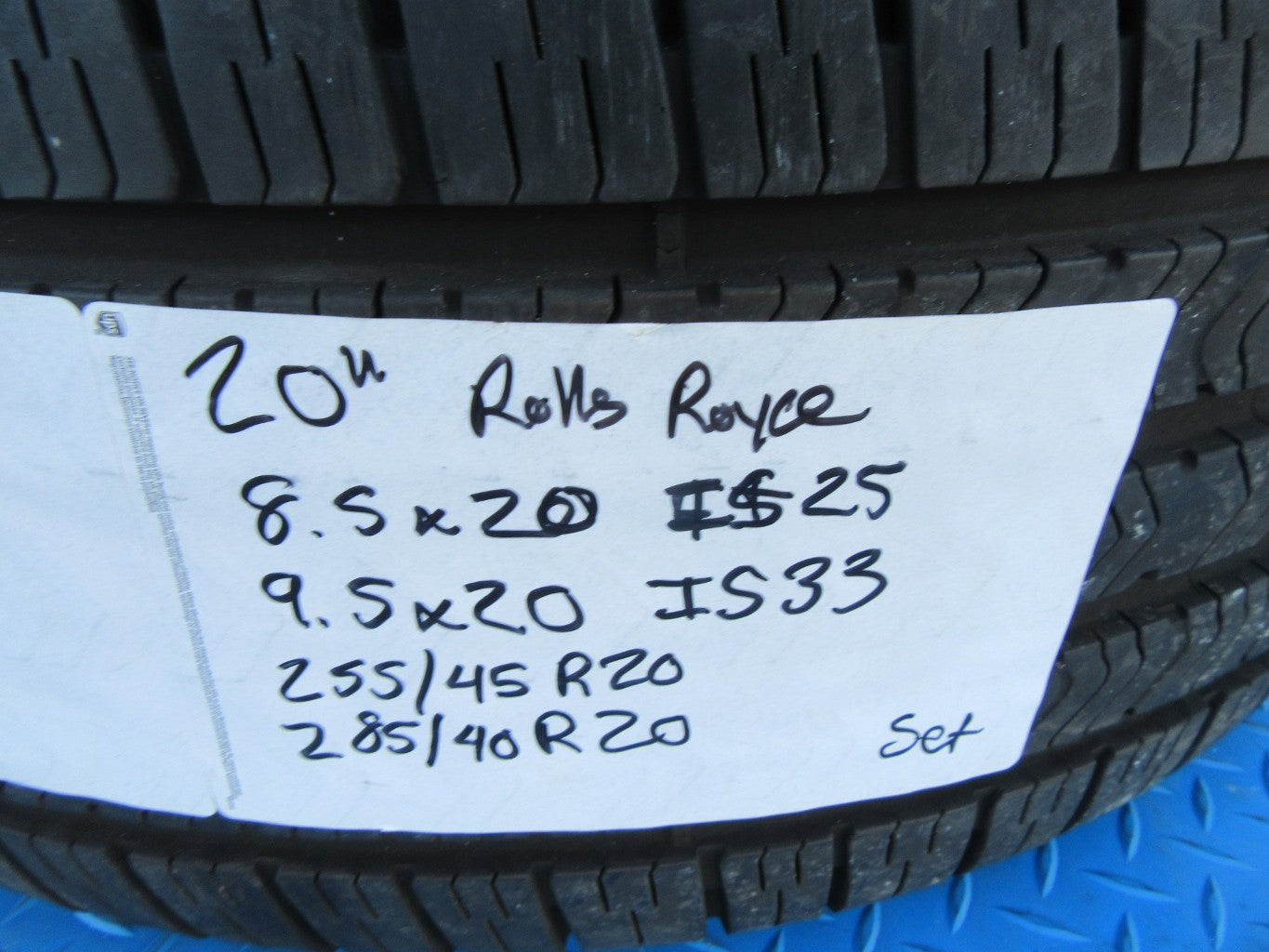20" Rolls Royce Ghost Wraith Dawn chrome wheels rims tires