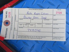 Rolls Royce Cullinan left rear quarter glass seal #2125