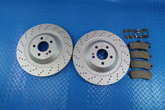 Mercedes S550 S600 Maybach rear brake pads & rotors 360mm TopEuro #11980