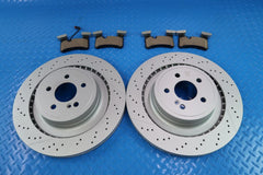 Mercedes Benz E63 Amg C63 Cls63 Amg rear brake pads & rotors TopEuro #12279