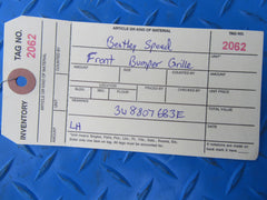 Bentley Continental GT GTC Flying Spur Speed left front bumper chrome grille #2062