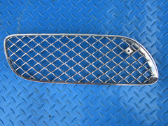 Bentley Continental GT GTC right front bumper grille metal chrome #2650