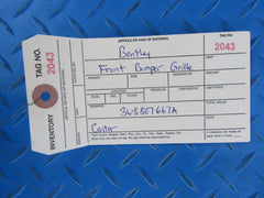 Bentley Continental GT GTC front bumper center grille #2043