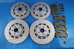 Mercedes GT63 GT53 Gt Amg C63 Sl63 Cls63 S front rear brake pads & rotors TopEuro #12128
