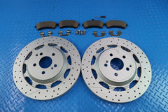 Mercedes GT63 GT53 Gt Amg C63 Sl63 Cls63 S rear brake pads & rotors TopEuro #12133