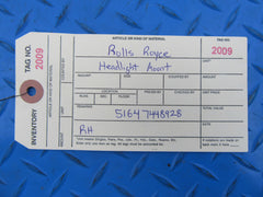 Rolls Royce Cullinan right headlight mount bracket #2009