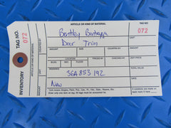 Bentley Bentayga right rear door chrome trim NEW #0072