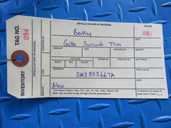 Bentley Continental GT GTC main radiator grille chrome inner surround trim NEW OEM #0094