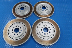Maserati Ghibli 3.8 Trofeo front rear brake disc rotors TopEuro #12257