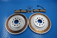 Maserati Ghibli 3.8 Trofeo rear brake pads & rotors TopEuro #12261