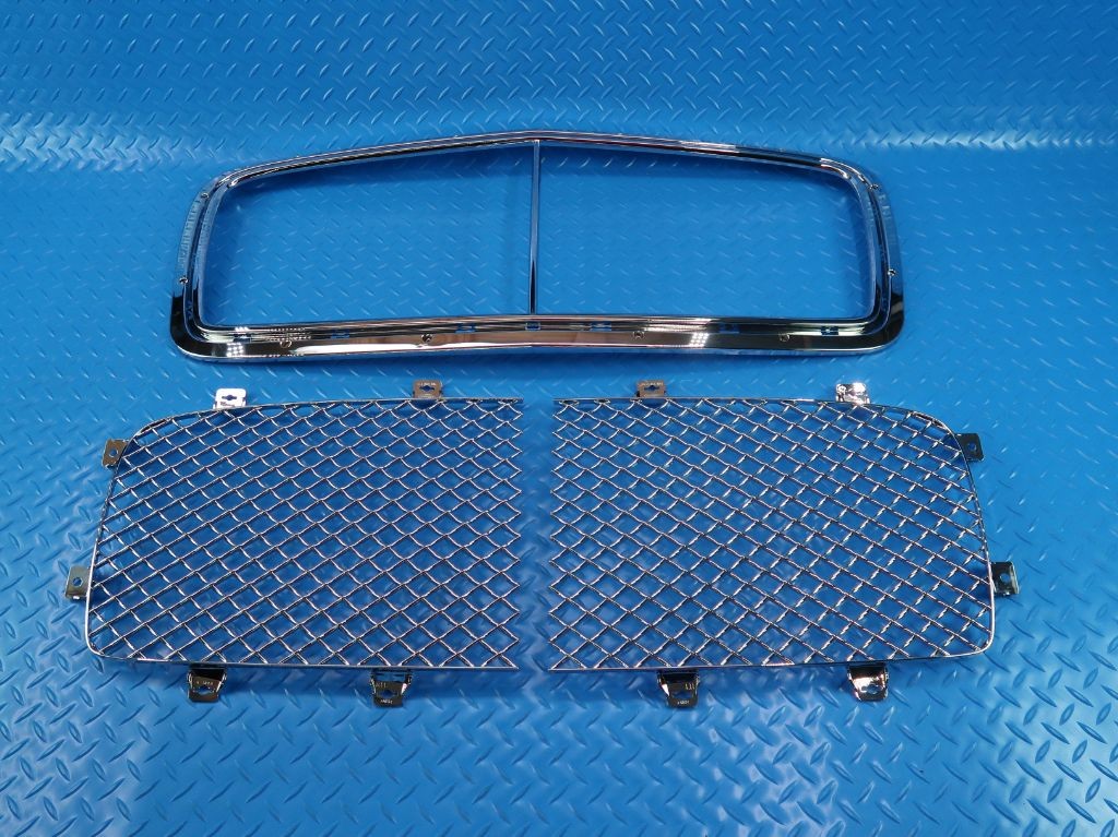 Bentley Continental Flying Spur main radiator chrome grille 3pcs #9783