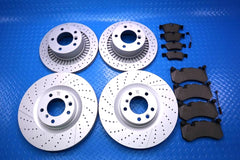 Mercedes G63 G65 Amg front & rear brake pads and rotors TopEuro #12787