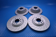Mercedes G63 G65 Amg front & rear brake disc rotors TopEuro #12788