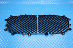 Bentley Continental Gtc Gt Flying Spur black front center grille inserts #12382