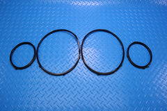 Bentley Mulsanne black headlight rings 4pcs #12855