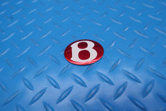 Bentley Gtc Gt Flying Spur grille & trunk B badge emblem logos burgundy #12421