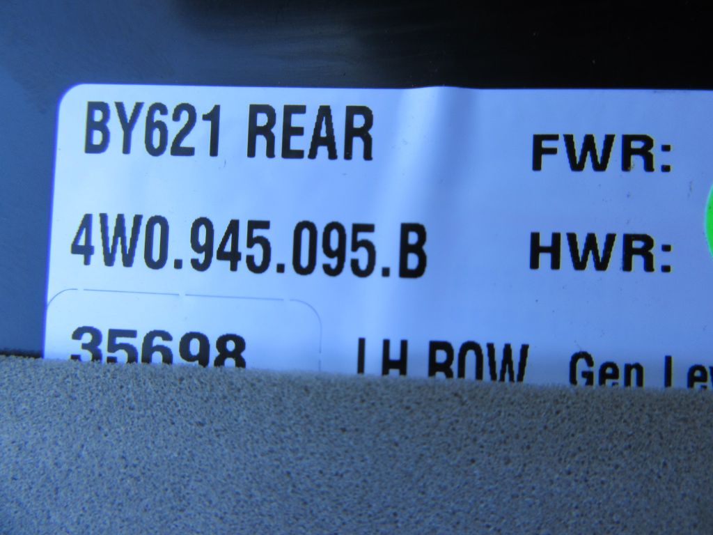 Bentley Flying Spur European specs left LED tail light #6447