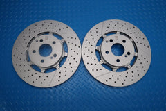 Mercedes E63 AMG S rear brake disc rotors x2 pcs TopEuro #12924
