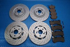 Mercedes Gt53 Amg front rear brake pads & rotors TopEuro #12929
