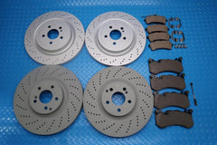 Mercedes Benz C63 Amg front rear brake pads & rotors TopEuro #12940
