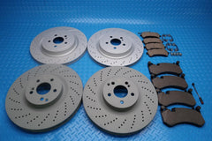 Mercedes Benz C63 Amg front rear brake pads & rotors TopEuro #12940