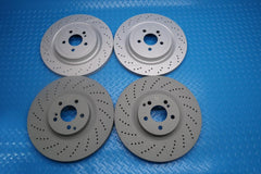 Mercedes Benz C63 Amg front & rear brake disc rotors TopEuro #12941