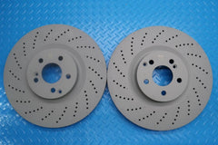 Mercedes Benz C63 Amg front brake disk rotors TopEuro #12943