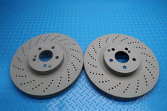 Mercedes Benz C63 Amg front brake disk rotors TopEuro #12943