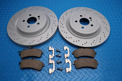 Mercedes Benz C63 Sl63 Sl65 Amg rear brake pads & rotors TopEuro #12945