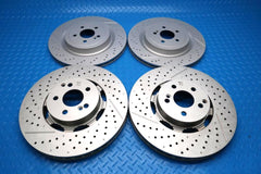 Mercedes Gt front & rear brake disc rotors TopEuro #12963