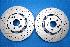 Mercedes Gt E63 C63 Gt Gt63 Sl55 Sl63 Cls63 front brake rotors TopEuro #12965