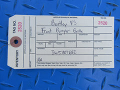 Bentley Continental Flying Spur right front bumper grille #2520