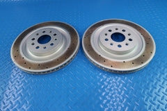 Maserati Ghibli Modena Quattroporte rear brake disc rotors 2022 - 2024 #12148