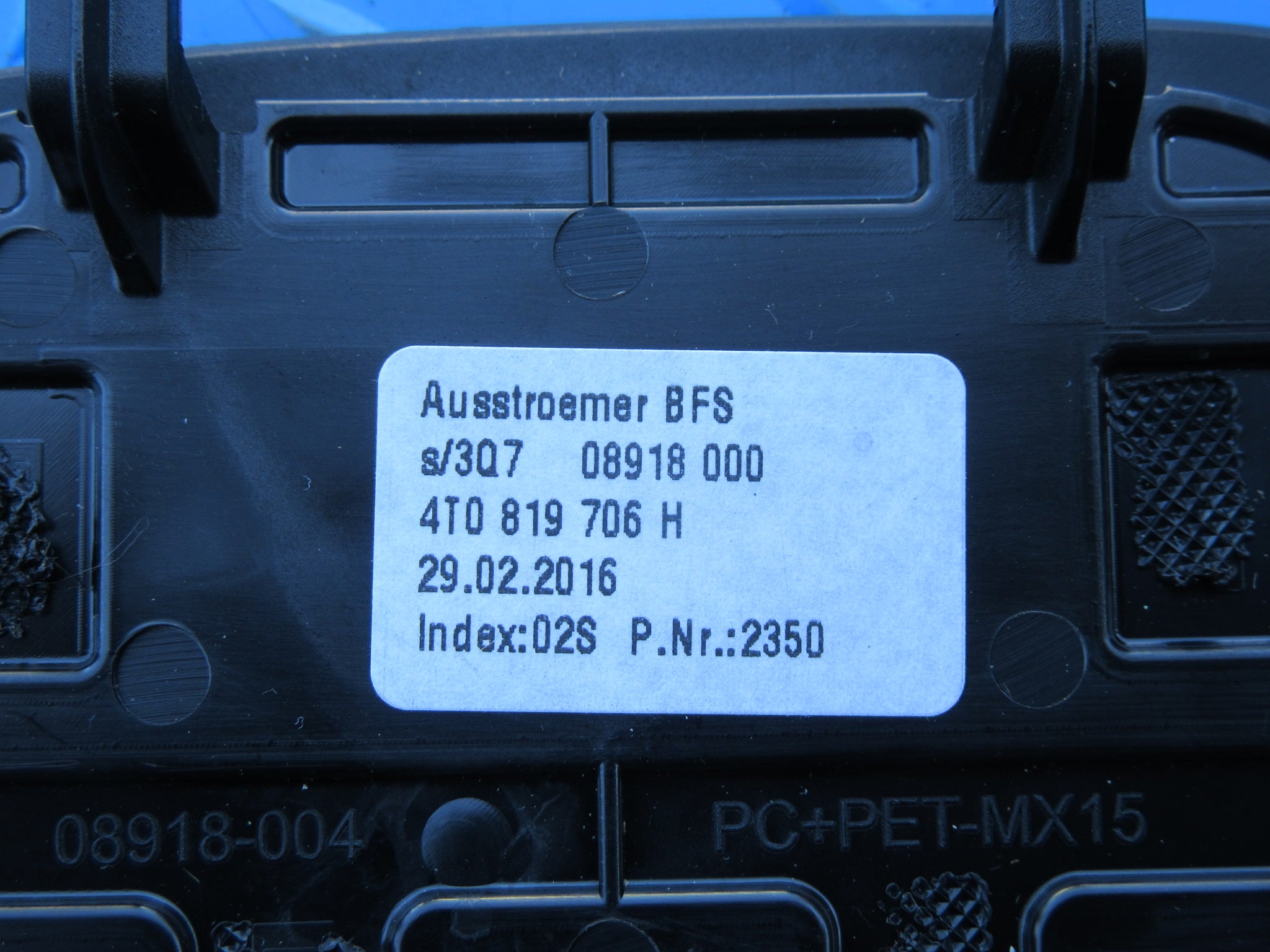 Lamborghini Huracan LP580 LP610 LP640 dashboard right air vent #2504